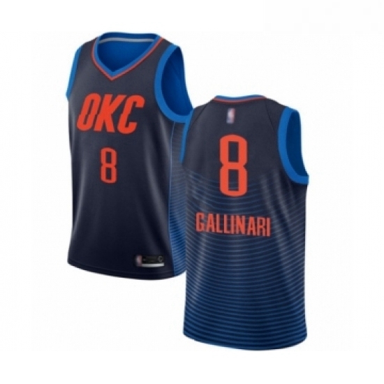 Youth Oklahoma City Thunder 8 Danilo Gallinari Swingman Navy Blue Basketball Jersey Statement Edition Youth Oklahoma City Thunder 8 Danilo Gallinari Swingman Navy Blue Basketball Jersey Statement Edition