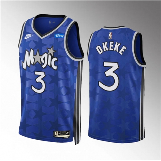 Men Orlando Magic 3 Chuma Okeke Blue 2023 24 Classic Edition Stitched Basketball Jersey Men Orlando Magic 3 Chuma Okeke Blue 2023 24 Classic Edition Stitched Basketball Jersey