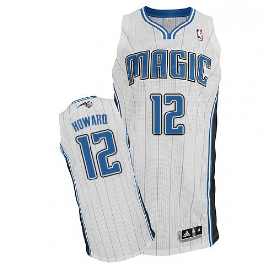 Mens Adidas Orlando Magic 12 Dwight Howard Authentic White Home NBA Jersey Mens Adidas Orlando Magic 12 Dwight Howard Authentic White Home NBA Jersey