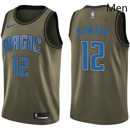Mens Nike Orlando Magic 12 Dwight Howard Swingman Green Salute to Service NBA Jersey Mens Nike Orlando Magic 12 Dwight Howard Swingman Green Salute to Service NBA Jersey