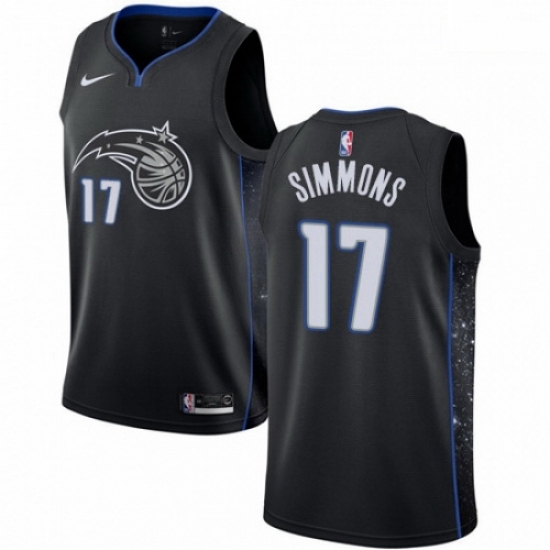 Mens Nike Orlando Magic 17 Jonathon Simmons Swingman Black NBA Jersey City Edition Mens Nike Orlando Magic 17 Jonathon Simmons Swingman Black NBA Jersey City Edition