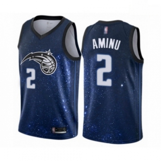 Mens Orlando Magic 2 Al Farouq Aminu Authentic Blue Basketball Jersey City Edition Mens Orlando Magic 2 Al Farouq Aminu Authentic Blue Basketball Jersey City Edition