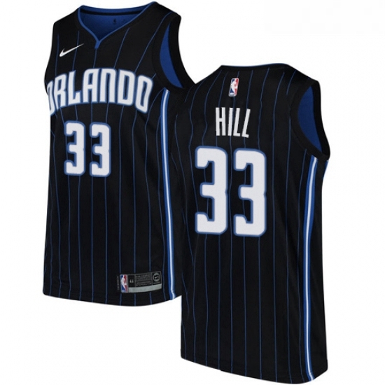 Womens Nike Orlando Magic 33 Grant Hill Authentic Black Alternate NBA Jersey Statement Edition Womens Nike Orlando Magic 33 Grant Hill Authentic Black Alternate NBA Jersey Statement Edition