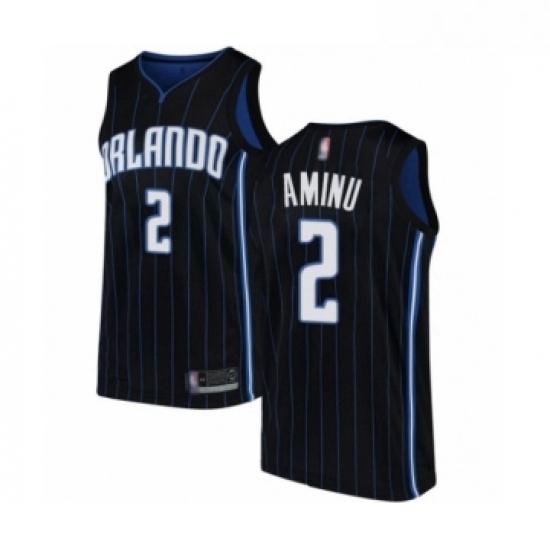 Womens Orlando Magic 2 Al Farouq Aminu Swingman Black Basketball Jersey Statement Edition Womens Orlando Magic 2 Al Farouq Aminu Swingman Black Basketball Jersey Statement Edition