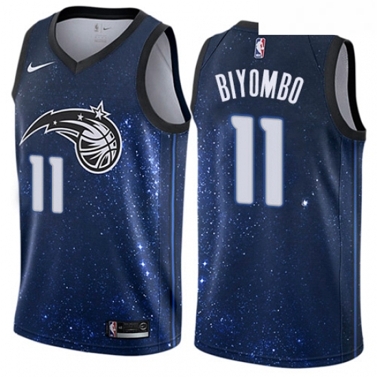 Youth Nike Orlando Magic 11 Bismack Biyombo Swingman Blue NBA Jersey City Edition Youth Nike Orlando Magic 11 Bismack Biyombo Swingman Blue NBA Jersey City Edition