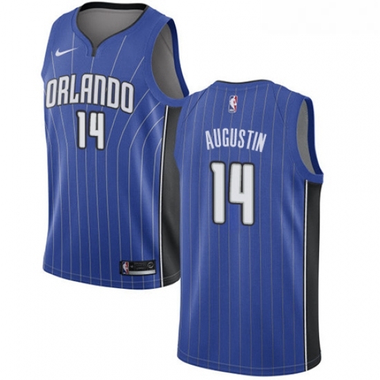 Youth Nike Orlando Magic 14 DJ Augustin Swingman Royal Blue Road NBA Jersey Icon Edition Youth Nike Orlando Magic 14 DJ Augustin Swingman Royal Blue Road NBA Jersey Icon Edition