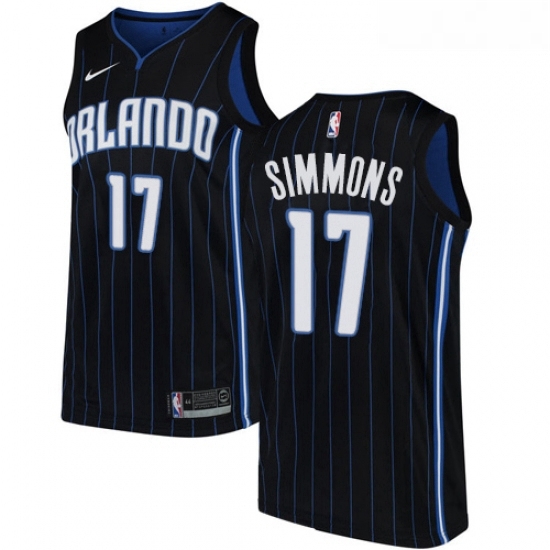 Youth Nike Orlando Magic 17 Jonathon Simmons Swingman Black Alternate NBA Jersey Statement Edition Youth Nike Orlando Magic 17 Jonathon Simmons Swingman Black Alternate NBA Jersey Statement Edition