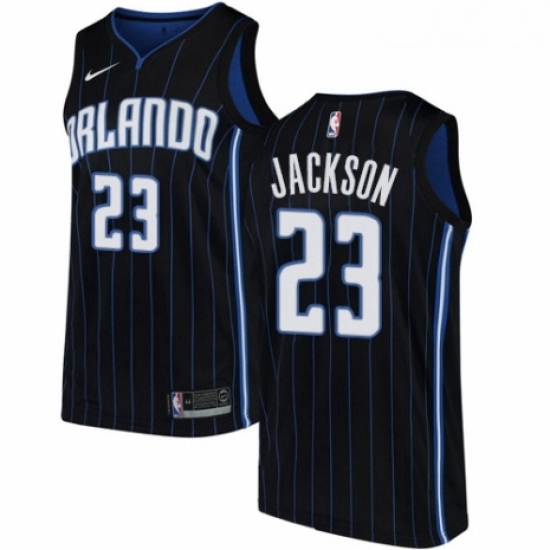 Youth Nike Orlando Magic 23 Justin Jackson Swingman Black NBA Jersey Statement Edition Youth Nike Orlando Magic 23 Justin Jackson Swingman Black NBA Jersey Statement Edition