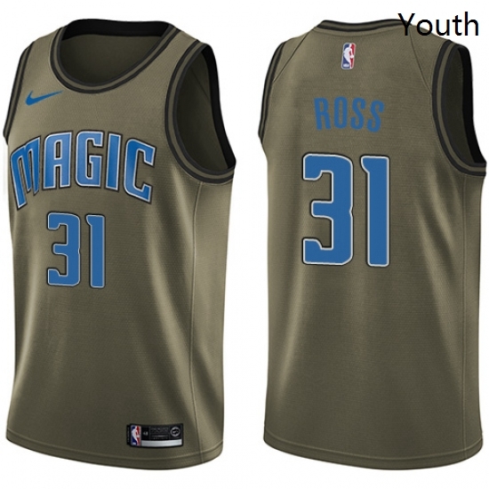 Youth Nike Orlando Magic 31 Terrence Ross Swingman Green Salute to Service NBA Jersey Youth Nike Orlando Magic 31 Terrence Ross Swingman Green Salute to Service NBA Jersey