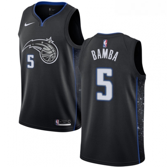 Youth Nike Orlando Magic 5 Mohamed Bamba Swingman Black NBA Jersey City Edition Youth Nike Orlando Magic 5 Mohamed Bamba Swingman Black NBA Jersey City Edition