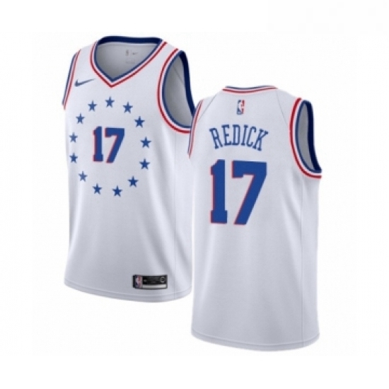 Womens Nike Philadelphia 76ers 17 JJ Redick White Swingman Jersey Earned Edition Womens Nike Philadelphia 76ers 17 JJ Redick White Swingman Jersey Earned Edition