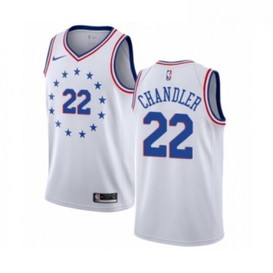 Womens Nike Philadelphia 76ers 22 Wilson Chandler White Swingman Jersey Earned Edition Womens Nike Philadelphia 76ers 22 Wilson Chandler White Swingman Jersey Earned Edition