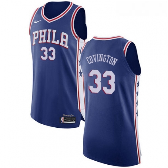Womens Nike Philadelphia 76ers 33 Robert Covington Authentic Blue Road NBA Jersey Icon Edition Womens Nike Philadelphia 76ers 33 Robert Covington Authentic Blue Road NBA Jersey Icon Edition