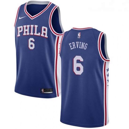Womens Nike Philadelphia 76ers 6 Julius Erving Swingman Blue Road NBA Jersey Icon Edition Womens Nike Philadelphia 76ers 6 Julius Erving Swingman Blue Road NBA Jersey Icon Edition