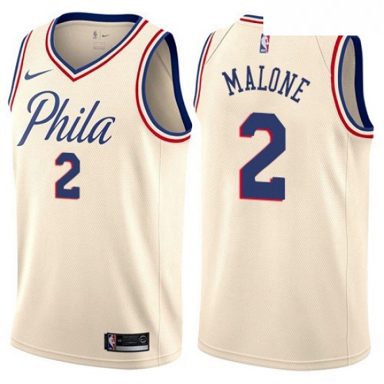 Youth Nike Philadelphia 76ers 2 Moses Malone Swingman Cream NBA Jersey City Edition Youth Nike Philadelphia 76ers 2 Moses Malone Swingman Cream NBA Jersey City Edition
