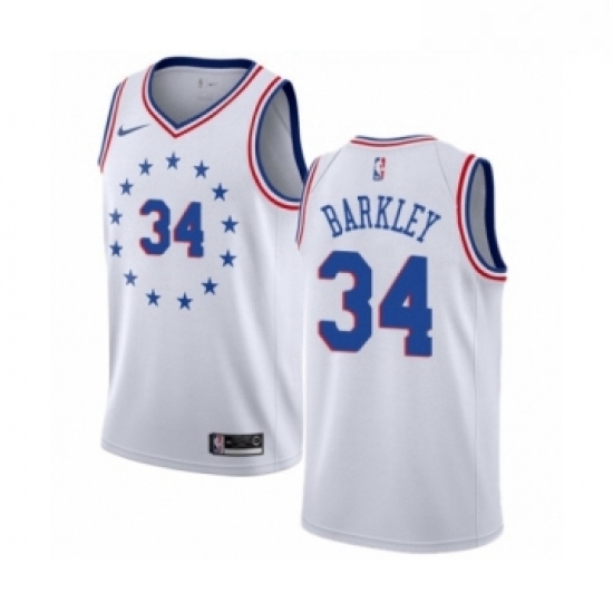 Youth Nike Philadelphia 76ers 34 Charles Barkley White Swingman Jersey Earned Edition Youth Nike Philadelphia 76ers 34 Charles Barkley White Swingman Jersey Earned Edition