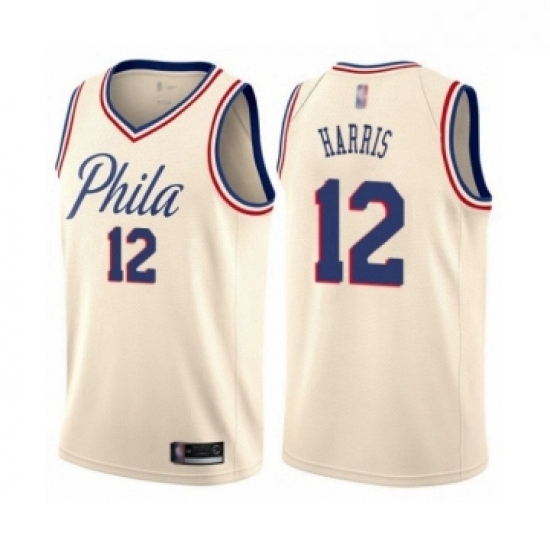 Youth Philadelphia 76ers 12 Tobias Harris Swingman Cream Basketball Jersey City Edition Youth Philadelphia 76ers 12 Tobias Harris Swingman Cream Basketball Jersey City Edition