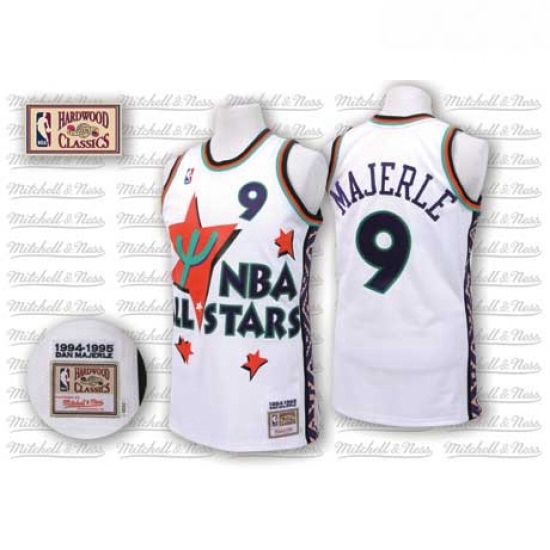 Mens Adidas Phoenix Suns 9 Dan Majerle Authentic White 1995 All Star Throwback NBA Jersey Mens Adidas Phoenix Suns 9 Dan Majerle Authentic White 1995 All Star Throwback NBA Jersey