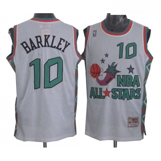Mens Mitchell and Ness Phoenix Suns 10 Charles Barkley Authentic White 1996 All star Throwback NBA Jersey Mens Mitchell and Ness Phoenix Suns 10 Charles Barkley Authentic White 1996 All star Throwback NBA Jersey