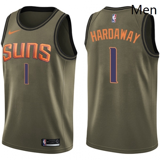 Mens Nike Phoenix Suns 1 Penny Hardaway Swingman Green Salute to Service NBA Jersey Mens Nike Phoenix Suns 1 Penny Hardaway Swingman Green Salute to Service NBA Jersey