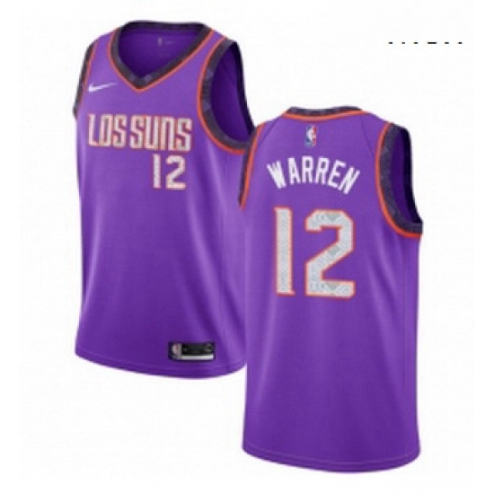 Mens Nike Phoenix Suns 12 TJ Warren Swingman Purple NBA Jersey 2018 19 City Edition Mens Nike Phoenix Suns 12 TJ Warren Swingman Purple NBA Jersey 2018 19 City Edition