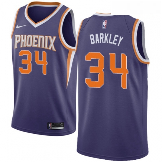 Mens Nike Phoenix Suns 34 Charles Barkley Swingman Purple Road NBA Jersey Icon Edition Mens Nike Phoenix Suns 34 Charles Barkley Swingman Purple Road NBA Jersey Icon Edition