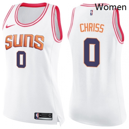 Womens Nike Phoenix Suns 0 Marquese Chriss Swingman WhitePink Fashion NBA Jersey Womens Nike Phoenix Suns 0 Marquese Chriss Swingman WhitePink Fashion NBA Jersey