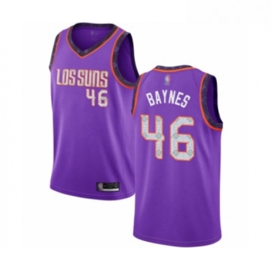 Womens Phoenix Suns 46 Aron Baynes Swingman Purple Basketball Jersey 2018 19 City Edition Womens Phoenix Suns 46 Aron Baynes Swingman Purple Basketball Jersey 2018 19 City Edition