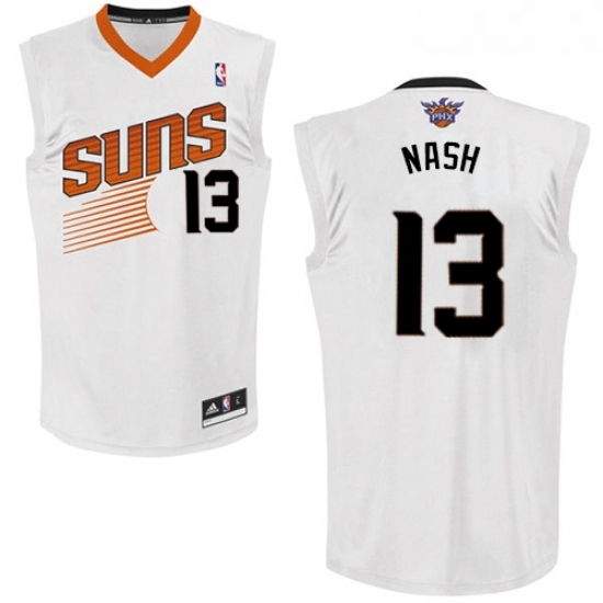 Youth Adidas Phoenix Suns 13 Steve Nash Swingman White Home NBA Jersey Youth Adidas Phoenix Suns 13 Steve Nash Swingman White Home NBA Jersey