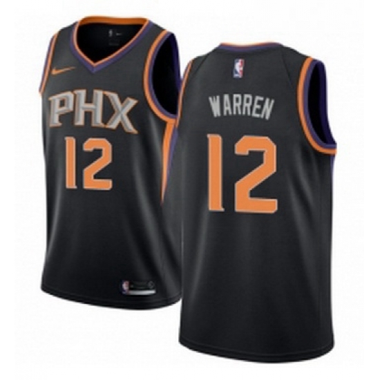 Youth Nike Phoenix Suns 12 TJ Warren Swingman Black Alternate NBA Jersey Statement Edition Youth Nike Phoenix Suns 12 TJ Warren Swingman Black Alternate NBA Jersey Statement Edition