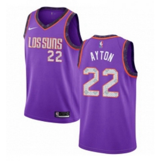 Youth Nike Phoenix Suns 22 Deandre Ayton Swingman Purple NBA Jersey 2018 19 City Editi Youth Nike Phoenix Suns 22 Deandre Ayton Swingman Purple NBA Jersey 2018 19 City Editi