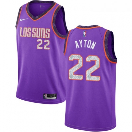 Youth Nike Phoenix Suns 22 Deandre Ayton Swingman Purple NBA Jersey 2018 19 City Edition Youth Nike Phoenix Suns 22 Deandre Ayton Swingman Purple NBA Jersey 2018 19 City Edition