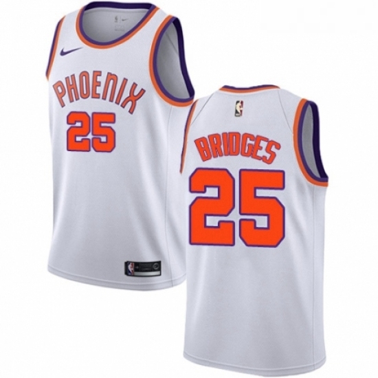Youth Nike Phoenix Suns 25 Mikal Bridges Swingman White NBA Jersey Association Edition Youth Nike Phoenix Suns 25 Mikal Bridges Swingman White NBA Jersey Association Edition