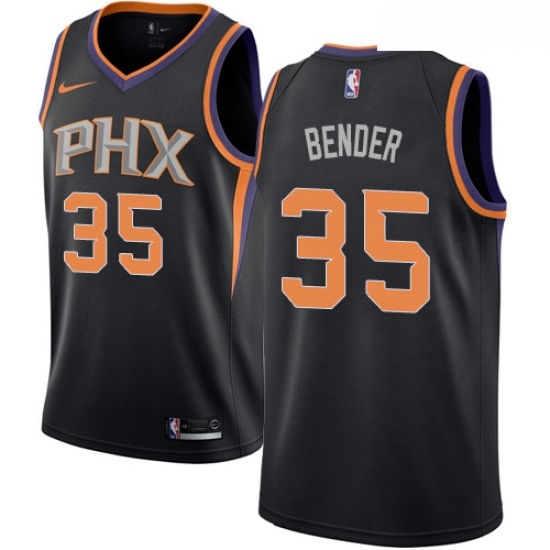 Youth Nike Phoenix Suns 35 Dragan Bender Swingman Black Alternate NBA Jersey Statement Edition Youth Nike Phoenix Suns 35 Dragan Bender Swingman Black Alternate NBA Jersey Statement Edition