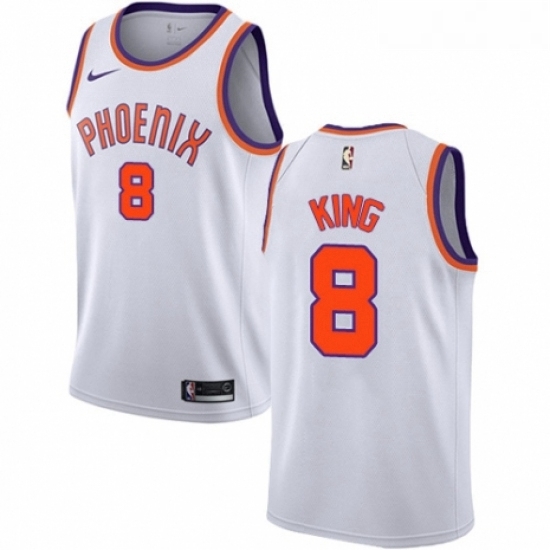 Youth Nike Phoenix Suns 8 George King Swingman White NBA Jersey Association Edition Youth Nike Phoenix Suns 8 George King Swingman White NBA Jersey Association Edition