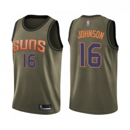 Youth Phoenix Suns 16 Tyler Johnson Swingman Green Salute to Service Basketball Jersey Youth Phoenix Suns 16 Tyler Johnson Swingman Green Salute to Service Basketball Jersey