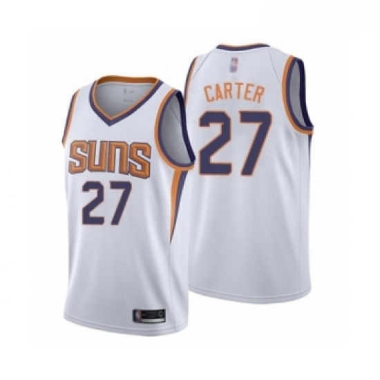 Youth Phoenix Suns 27 Jevon Carter Swingman White Basketball Jersey Association Edition Youth Phoenix Suns 27 Jevon Carter Swingman White Basketball Jersey Association Edition