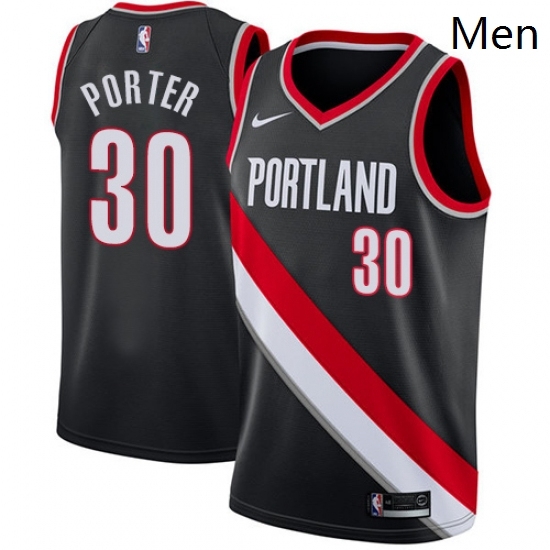 Mens Nike Portland Trail Blazers 30 Terry Porter Swingman Black Road NBA Jersey Icon Edition Mens Nike Portland Trail Blazers 30 Terry Porter Swingman Black Road NBA Jersey Icon Edition