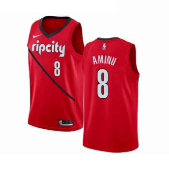 Mens Nike Portland Trail Blazers 8 Al Farouq Aminu Red Swingman Jersey Earned Edition Mens Nike Portland Trail Blazers 8 Al Farouq Aminu Red Swingman Jersey Earned Edition