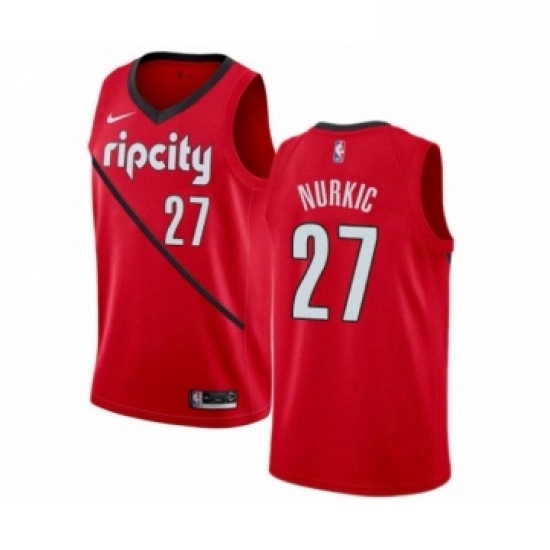 Womens Nike Portland Trail Blazers 27 Jusuf Nurkic Red Swingman Jersey Earned Edition Womens Nike Portland Trail Blazers 27 Jusuf Nurkic Red Swingman Jersey Earned Edition