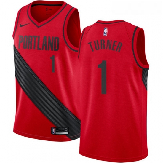Youth Nike Portland Trail Blazers 1 Evan Turner Swingman Red Alternate NBA Jersey Statement Edition Youth Nike Portland Trail Blazers 1 Evan Turner Swingman Red Alternate NBA Jersey Statement Edition