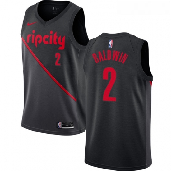 Youth Nike Portland Trail Blazers 2 Wade Baldwin Swingman Black NBA Jersey 2018 19 City Edition Youth Nike Portland Trail Blazers 2 Wade Baldwin Swingman Black NBA Jersey 2018 19 City Edition