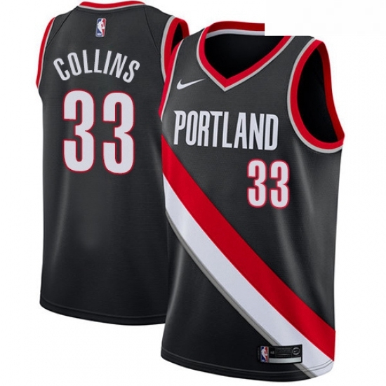 Youth Nike Portland Trail Blazers 33 Zach Collins Swingman Black Road NBA Jersey Icon Edition Youth Nike Portland Trail Blazers 33 Zach Collins Swingman Black Road NBA Jersey Icon Edition