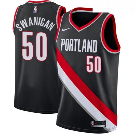 Youth Nike Portland Trail Blazers 50 Caleb Swanigan Swingman Black Road NBA Jersey Icon Edition Youth Nike Portland Trail Blazers 50 Caleb Swanigan Swingman Black Road NBA Jersey Icon Edition