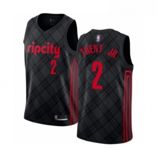 Youth Portland Trail Blazers 2 Gary Trent Jr Swingman Black Basketball Jersey City Edition Youth Portland Trail Blazers 2 Gary Trent Jr Swingman Black Basketball Jersey City Edition