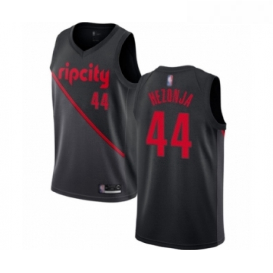 Youth Portland Trail Blazers 44 Mario Hezonja Swingman Black Basketball Jersey 2018 19 City Edition Youth Portland Trail Blazers 44 Mario Hezonja Swingman Black Basketball Jersey 2018 19 City Edition