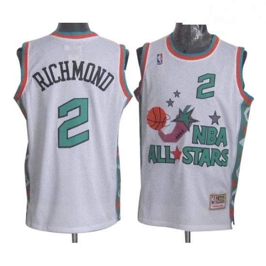 Mens Mitchell and Ness Sacramento Kings 2 Mitch Richmond Authentic White 1996 All Star Throwback NBA Jersey Mens Mitchell and Ness Sacramento Kings 2 Mitch Richmond Authentic White 1996 All Star Throwback NBA Jersey