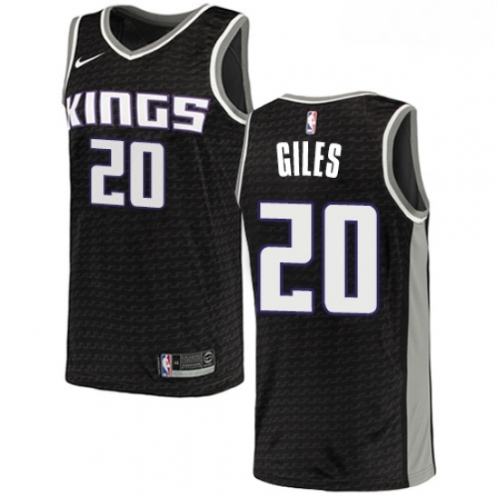 Mens Nike Sacramento Kings 20 Harry Giles Authentic Black NBA Jersey Statement Edition Mens Nike Sacramento Kings 20 Harry Giles Authentic Black NBA Jersey Statement Edition