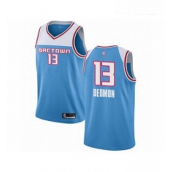 Mens Sacramento Kings 13 Dewayne Dedmon Authentic Blue Basketball Jersey 2018 19 City Edition Mens Sacramento Kings 13 Dewayne Dedmon Authentic Blue Basketball Jersey 2018 19 City Edition
