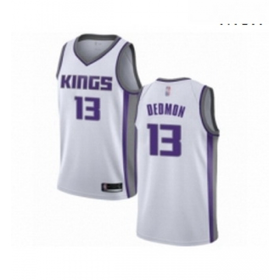 Mens Sacramento Kings 13 Dewayne Dedmon Authentic White Basketball Jersey Association Edition Mens Sacramento Kings 13 Dewayne Dedmon Authentic White Basketball Jersey Association Edition